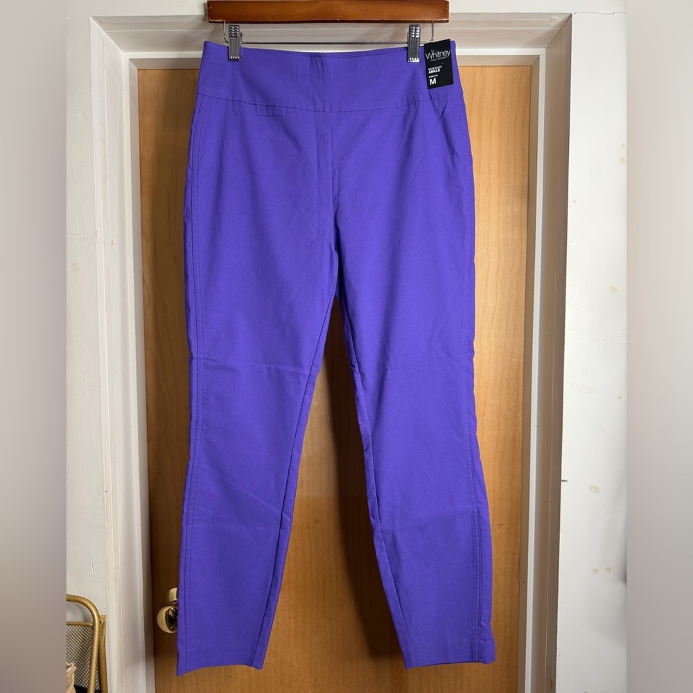 NWOT Women's Stretch Ankle Pants - Purple